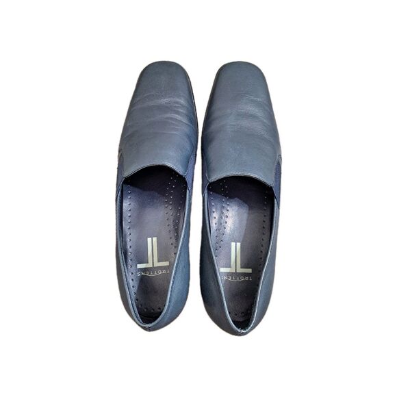 Trotters Women's Ash Casual Loafer. Blue Leather Comfort Slip On Shoes Size 7.5 - Picture 4 of 9